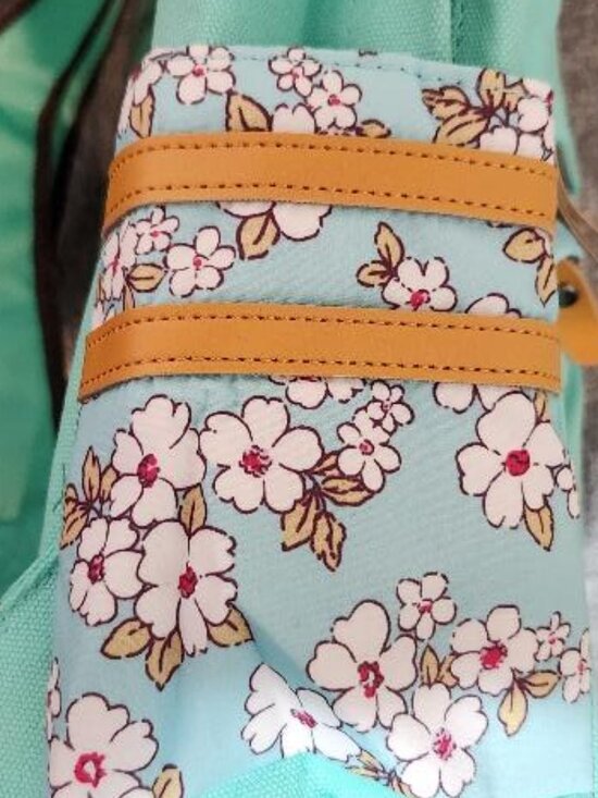 Mygreen Casual Style Canvas Backpack Water Green Mint NWT main image 4